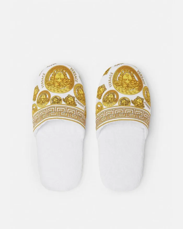 Medusa Amplified Slippers White Home and Lifestyle Versace Slippers