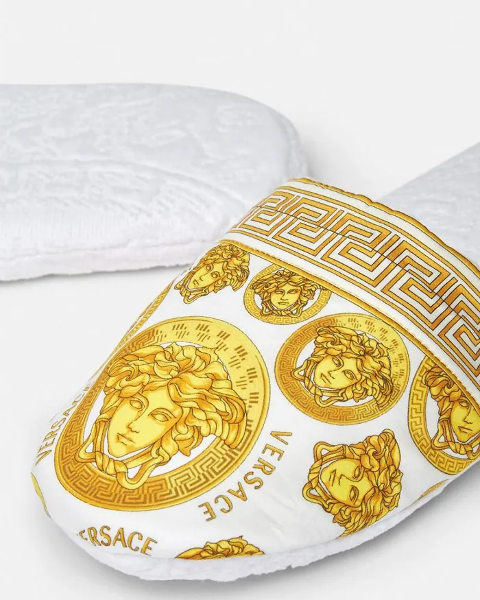 Medusa Amplified Slippers White Home and Lifestyle Versace Slippers