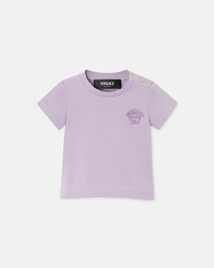 Medusa Baby TShirt Lilac Children Versace Clothing