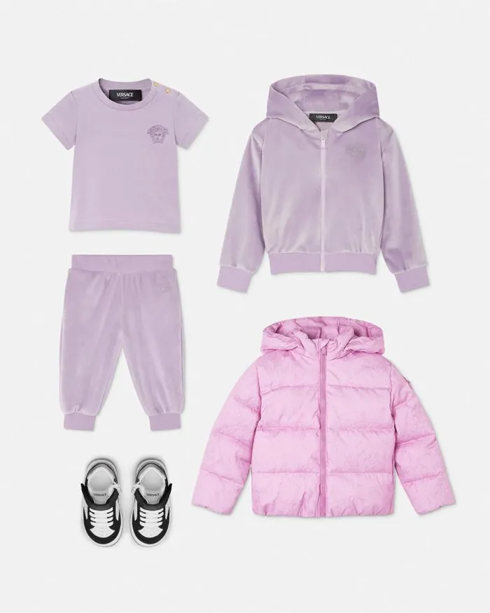 Medusa Baby TShirt Lilac Children Versace Clothing