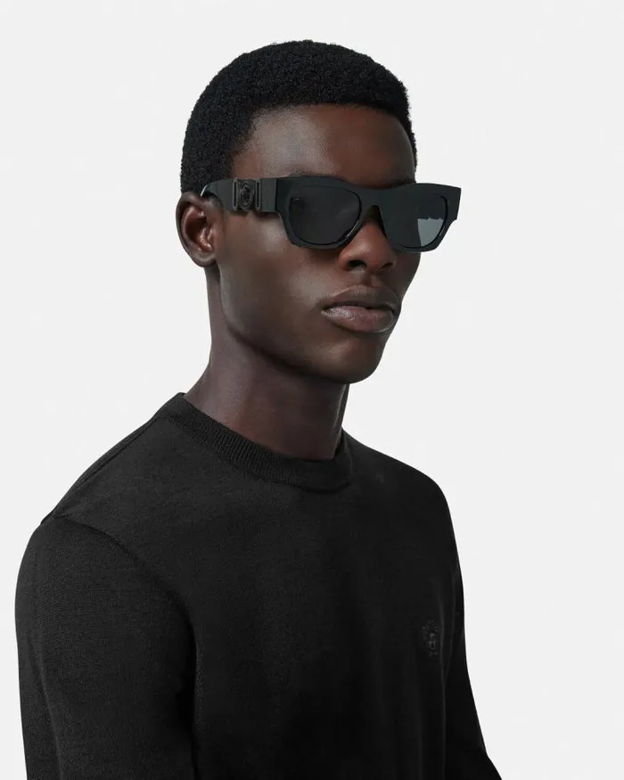 Medusa Biggie Sunglasses Black Men Versace Sunglasses