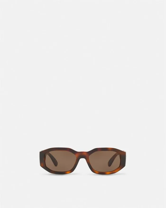 Medusa Biggie Sunglasses Havana WomenMen Versace Sunglasses