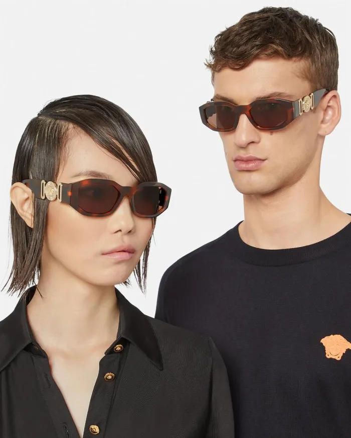 Medusa Biggie Sunglasses Havana WomenMen Versace Sunglasses