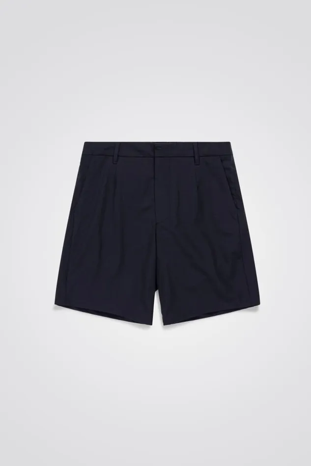 Men Aaren Travel Light Short Dark Navy Norse Projects Shorts
