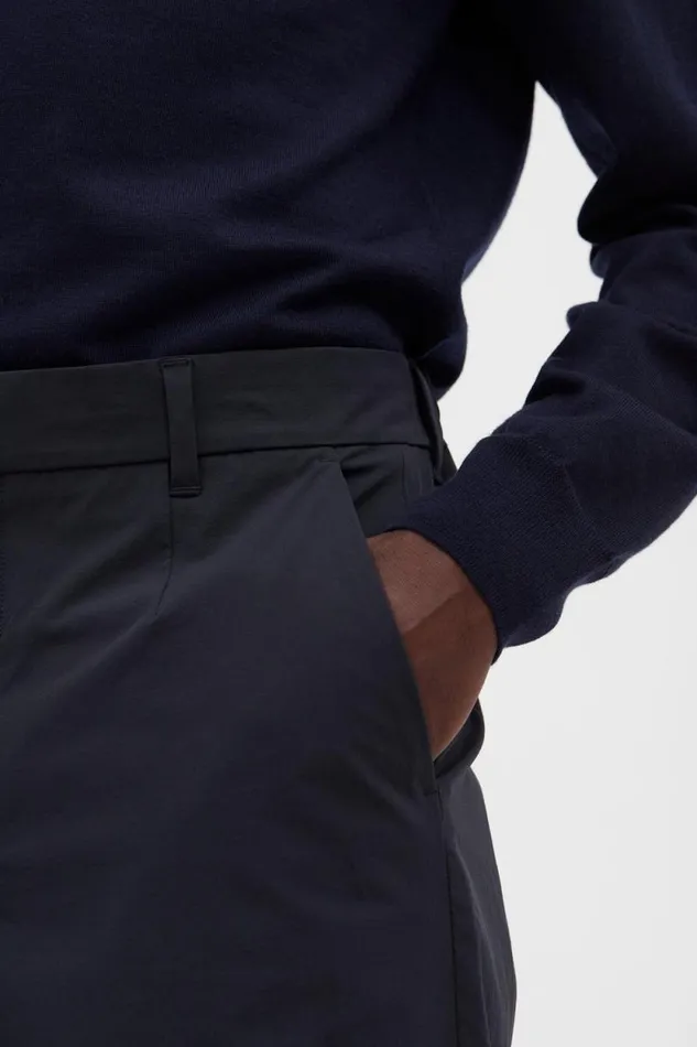 Men Aaren Travel Light Short Dark Navy Norse Projects Shorts