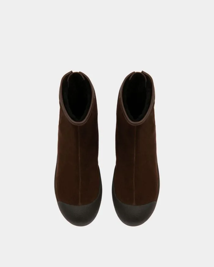 Men Bally Boots and Ankle Boots Guard Leather Snow Boots In Brown Brown Men Bally Boots and Ankle Boots Guard Leather Snow Boots In Brown Brown