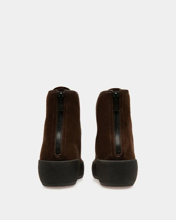 Men Bally Boots and Ankle Boots Guard Leather Snow Boots In Brown Brown Men Bally Boots and Ankle Boots Guard Leather Snow Boots In Brown Brown