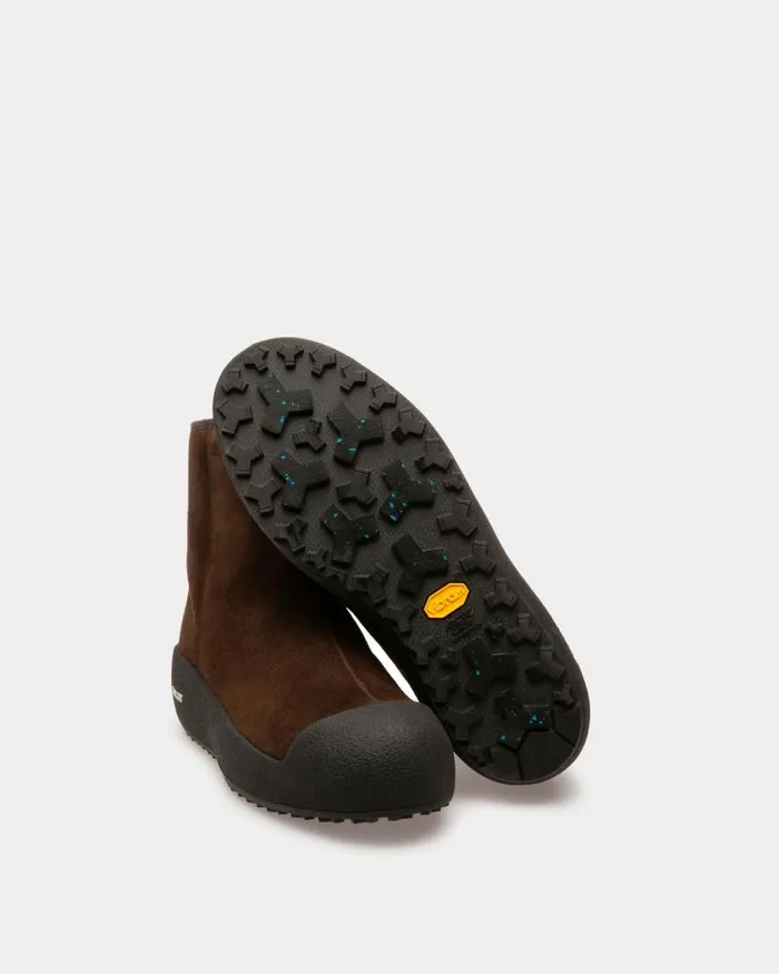 Men Bally Boots and Ankle Boots Guard Leather Snow Boots In Brown Brown Men Bally Boots and Ankle Boots Guard Leather Snow Boots In Brown Brown