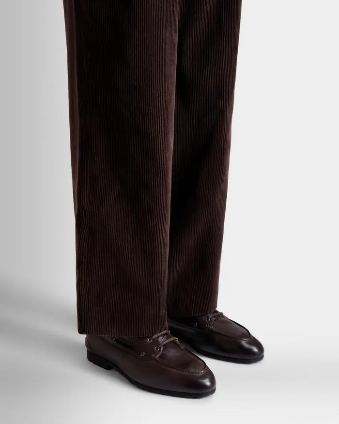 Men Bally Boots and Ankle Boots Winter Capsule Bootie In Ebano Leather Brown