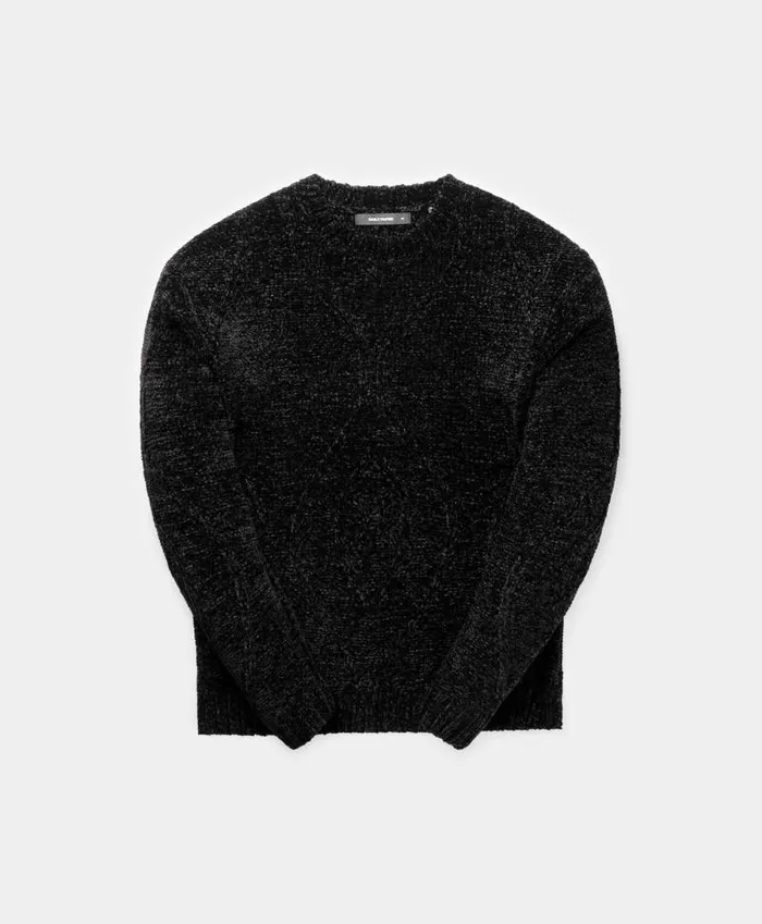 Men Black Dayo Knit Sweater Daily Paper Knitwear