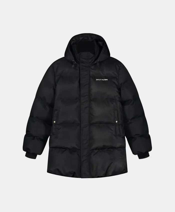 Men Black Epuffa Mid Jacket Daily Paper Jackets
