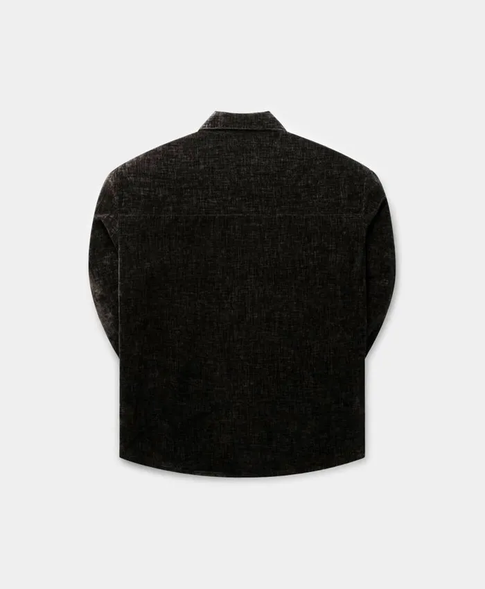 Men Black Hakim Velvet Longsleeve Shirt Daily Paper Longsleeves