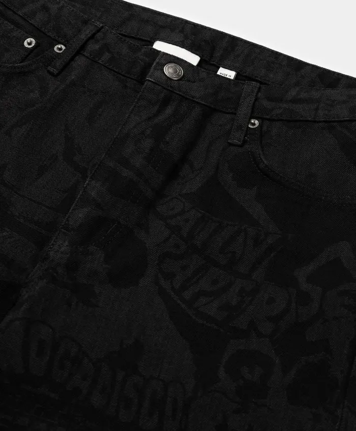 Men Black Hoyam Pants Daily Paper Pants Men Black Hoyam Pants Daily Paper Pants