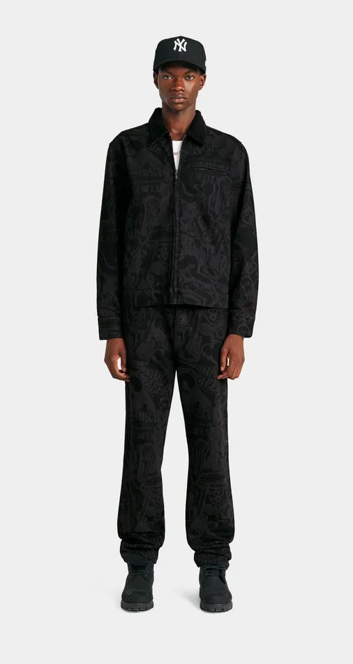 Men Black Hoyam Pants Daily Paper Pants Men Black Hoyam Pants Daily Paper Pants