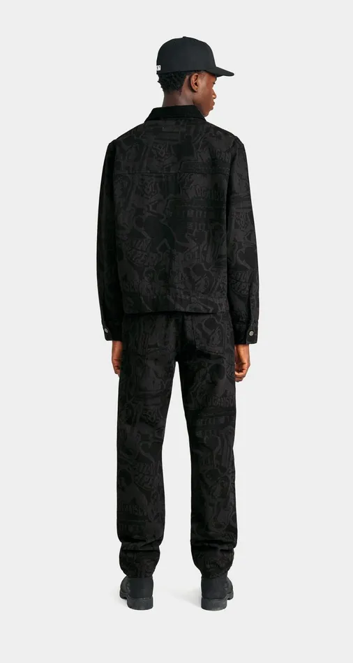 Men Black Hoyam Pants Daily Paper Pants Men Black Hoyam Pants Daily Paper Pants