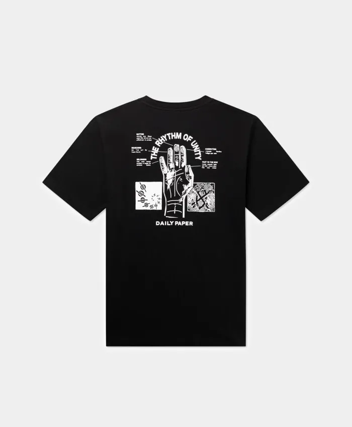 Men Black Identity TShirt Daily Paper TShirts