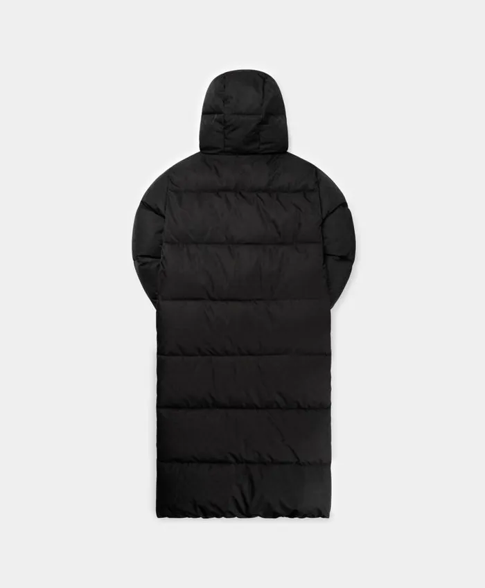 Men Black Monogram Long Puffer Jacket Daily Paper Jackets Men Black Monogram Long Puffer Jacket Daily Paper Jackets