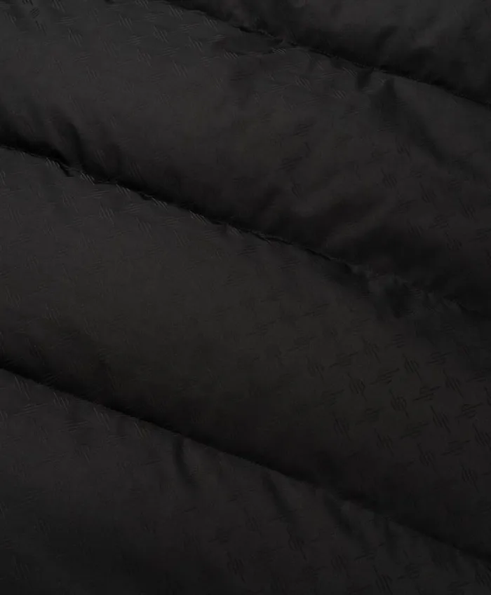 Men Black Monogram Long Puffer Jacket Daily Paper Jackets Men Black Monogram Long Puffer Jacket Daily Paper Jackets