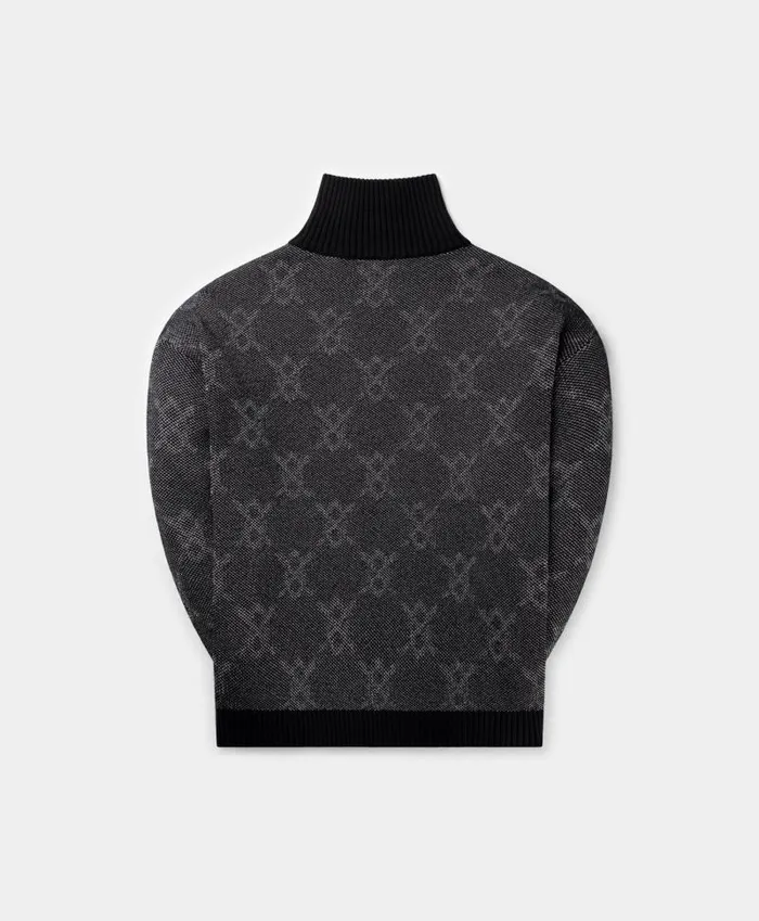 Men Black Tems Knit Sweater Daily Paper Hoodies and Sweaters Men Black Tems Knit Sweater Daily Paper Hoodies and Sweaters