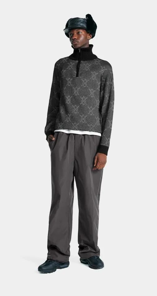Men Black Tems Knit Sweater Daily Paper Hoodies and Sweaters Men Black Tems Knit Sweater Daily Paper Hoodies and Sweaters