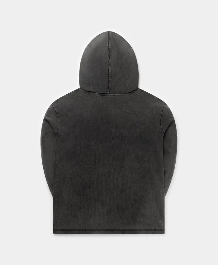 Men Black Zawadi Rib Hoodie Daily Paper Hoodies and Sweaters Men Black Zawadi Rib Hoodie Daily Paper Hoodies and Sweaters