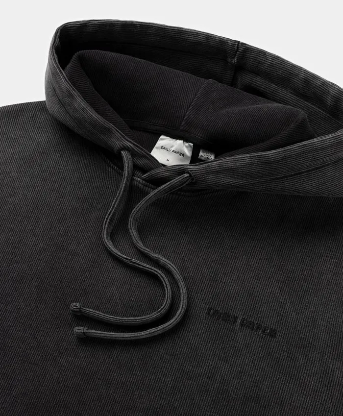 Men Black Zawadi Rib Hoodie Daily Paper Hoodies and Sweaters Men Black Zawadi Rib Hoodie Daily Paper Hoodies and Sweaters