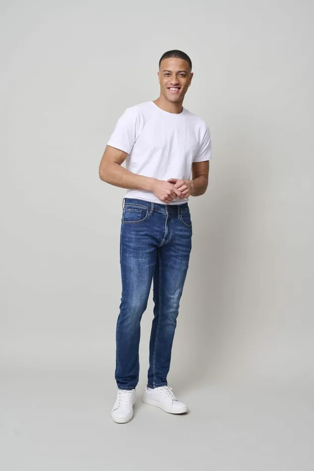 Men Blend Jeans Multiflex Jet Jeans Denim Dark Blue