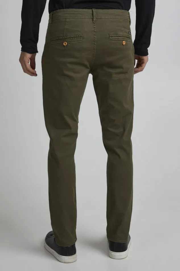 Men Blend Pants Casual Pants Olive Night Green