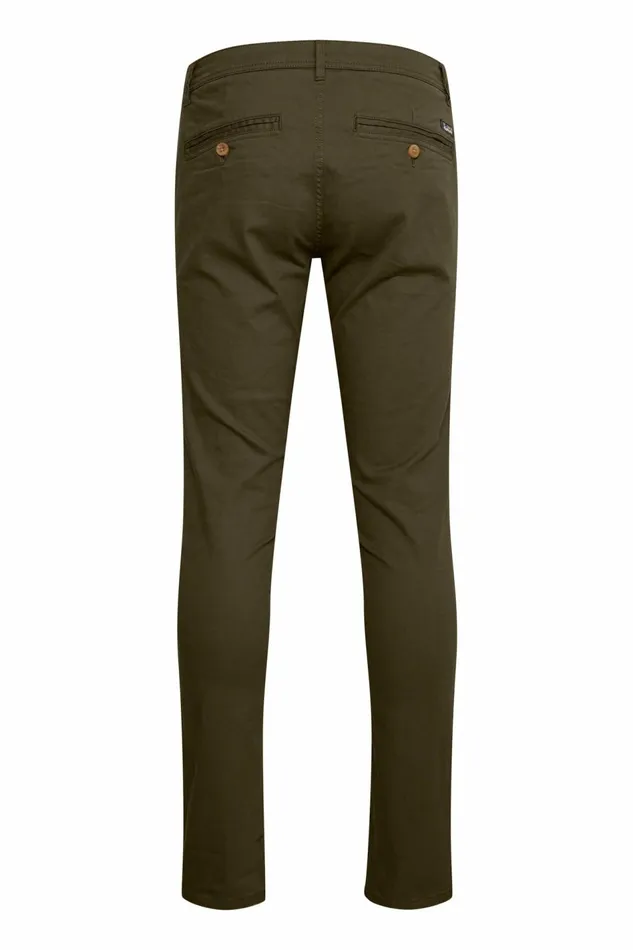 Men Blend Pants Casual Pants Olive Night Green