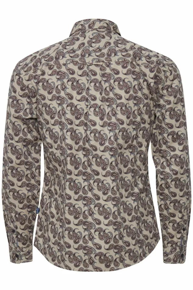 Men Blend Shirts Long Sleeved Shirt Crockery