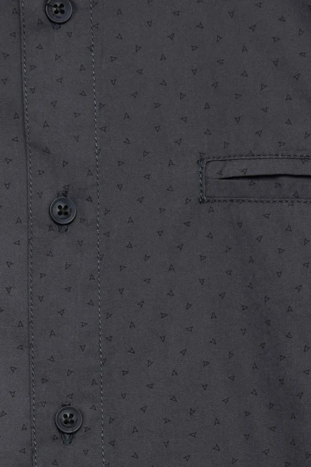 Men Blend Shirts Long Sleeved Shirt Ebony Grey