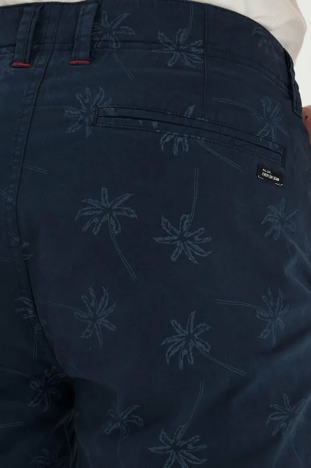 Men Blend Shorts Shorts Casual Dress Blues