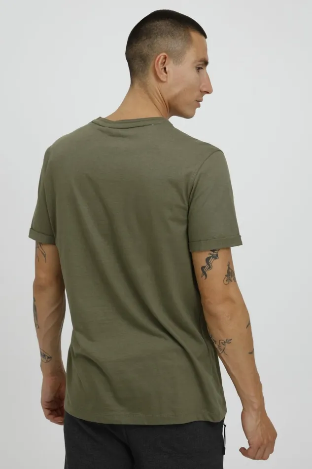 Men Blend TShirts Tshirt Winter Moss