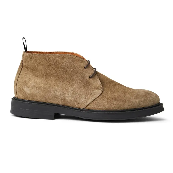 Men Boots Bruno Magli Taddeo Classic Chukka Suede BootTaupe