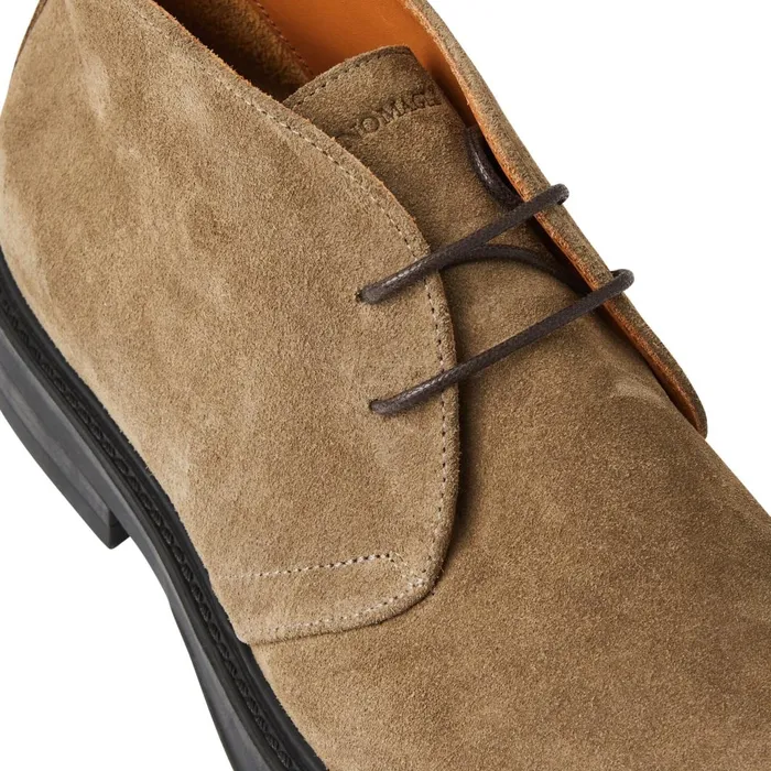 Men Boots Bruno Magli Taddeo Classic Chukka Suede BootTaupe