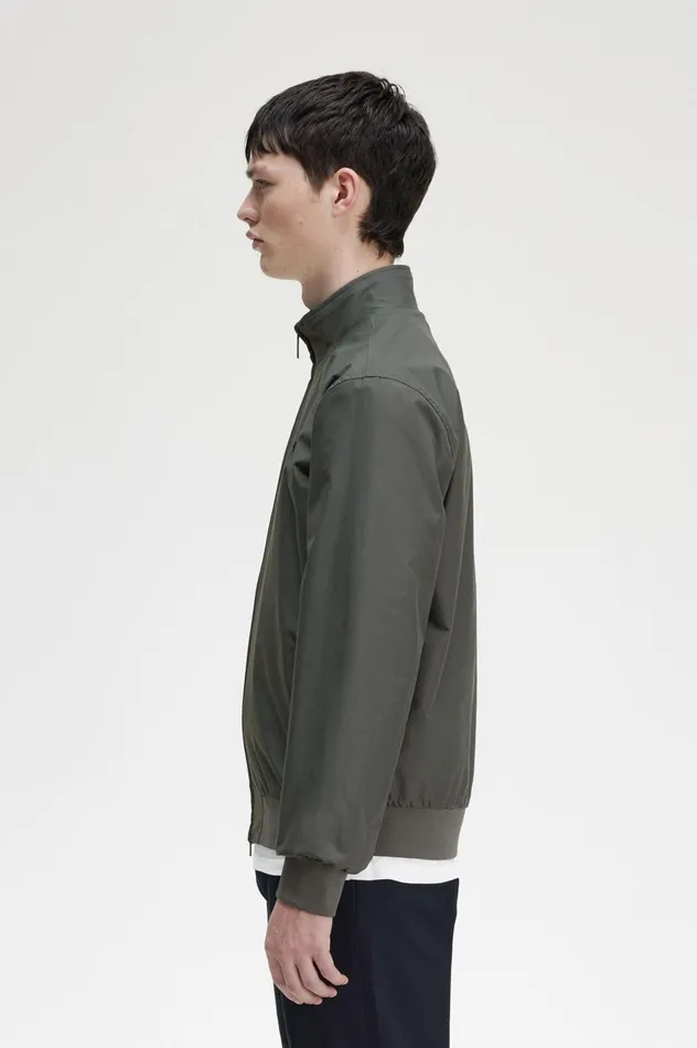 Men Brentham Jacket Field Green Fred Perry Coats and Jackets
