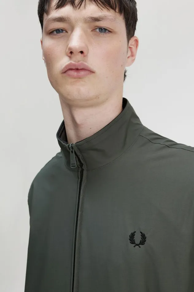 Men Brentham Jacket Field Green Fred Perry Coats and Jackets