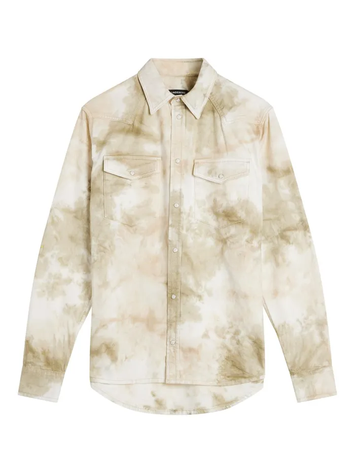 Men Carson DripDye Shirt Aloe JLindeberg Jeans Men Carson DripDye Shirt Aloe JLindeberg Jeans
