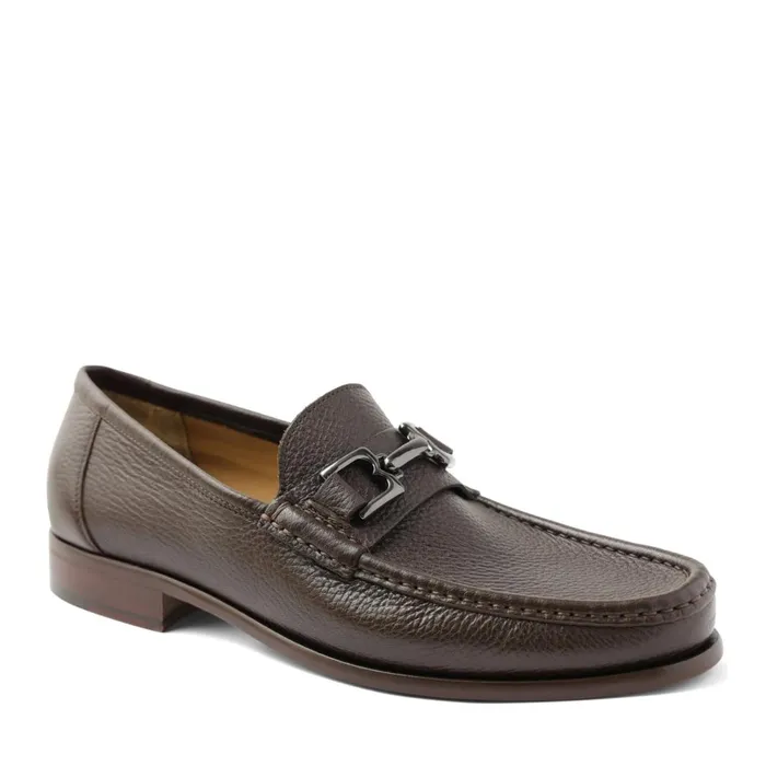 Men Casual Shoes Bruno Magli Trieste Classic Leather Moccasin 8211 Dark Brown Cervo Men Casual Shoes Bruno Magli Trieste Classic Leather Moccasin 8211 Dark Brown Cervo