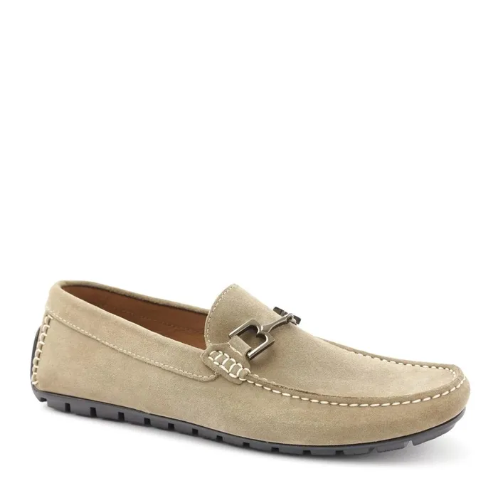 Men Casual Shoes Bruno Magli Xander Suede Driving Moccasin 8211 Taupe