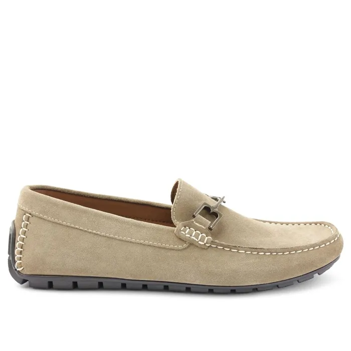 Men Casual Shoes Bruno Magli Xander Suede Driving Moccasin 8211 Taupe