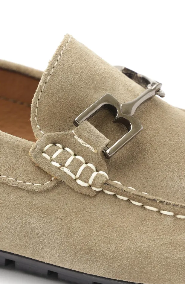 Men Casual Shoes Bruno Magli Xander Suede Driving Moccasin 8211 Taupe