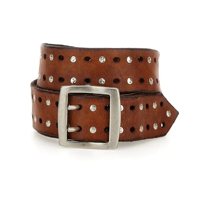 Men Classic Cognac Campomaggi Belts