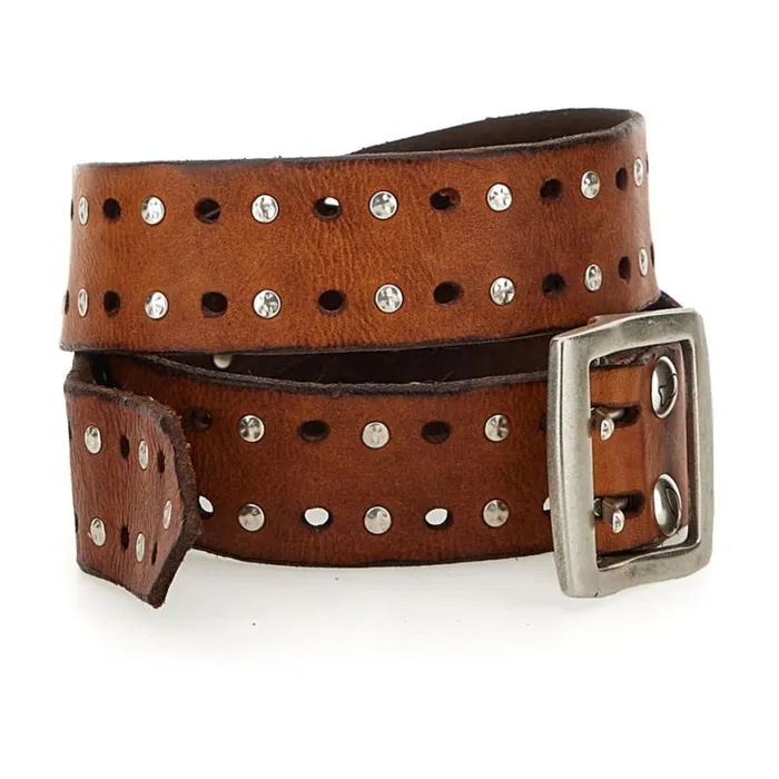 Men Classic Cognac Campomaggi Belts Men Classic Cognac Campomaggi Belts