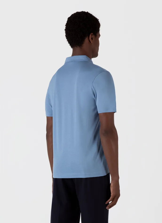 Men Classic Jersey Polo Shirt Como Blue Polo Shirts ussunspel Men Classic Jersey Polo Shirt Como Blue Polo Shirts ussunspel