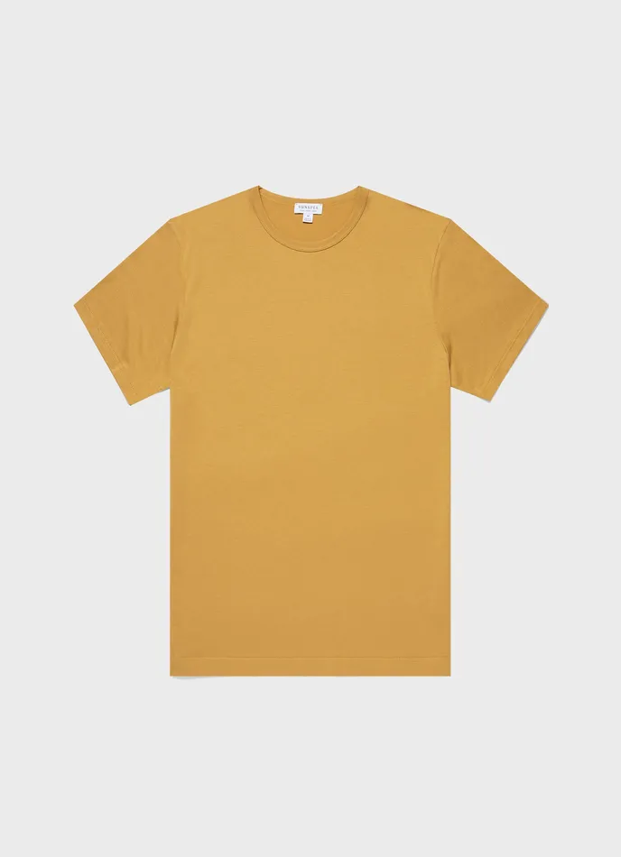 Men Classic Tshirt Mustard Tshirts ussunspel