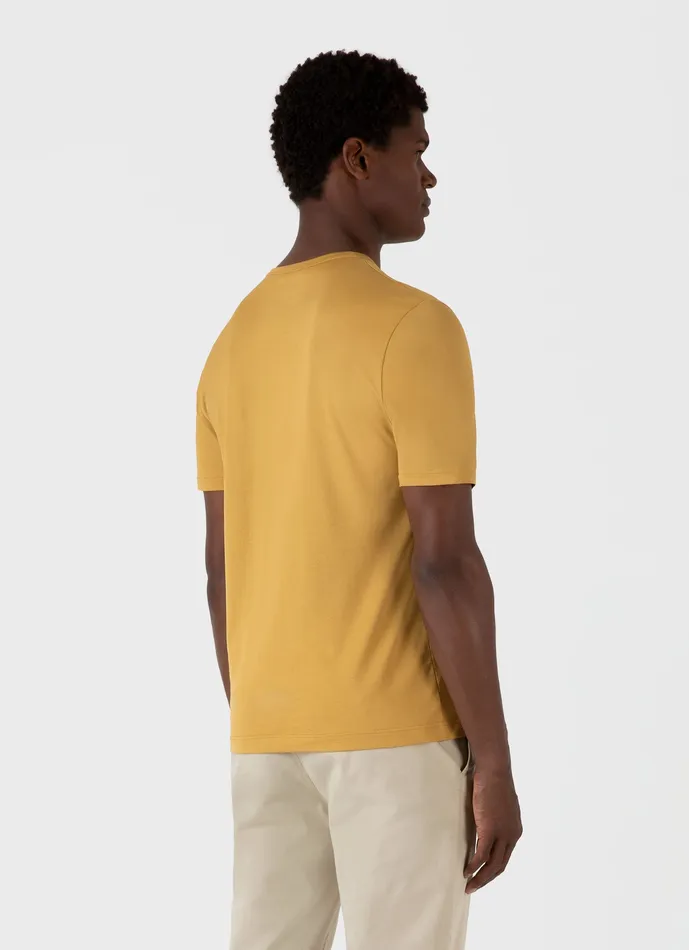 Men Classic Tshirt Mustard Tshirts ussunspel