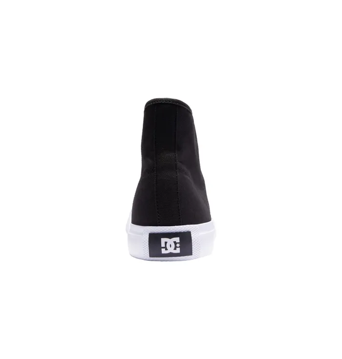 Men DC Shoes Manual HI Textile HighTop Shoes blackwhite Sneakers