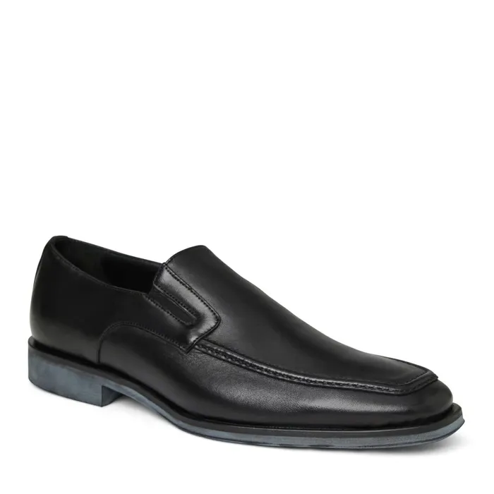 Men Dress Shoes Bruno Magli Raging Leather Slipon 8211 Black Leather