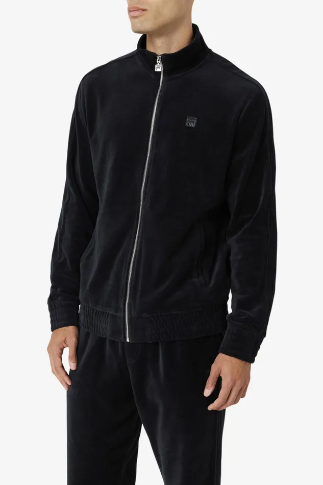 Men Fila Sweaters and Outerwear Deverall Velour Jacket